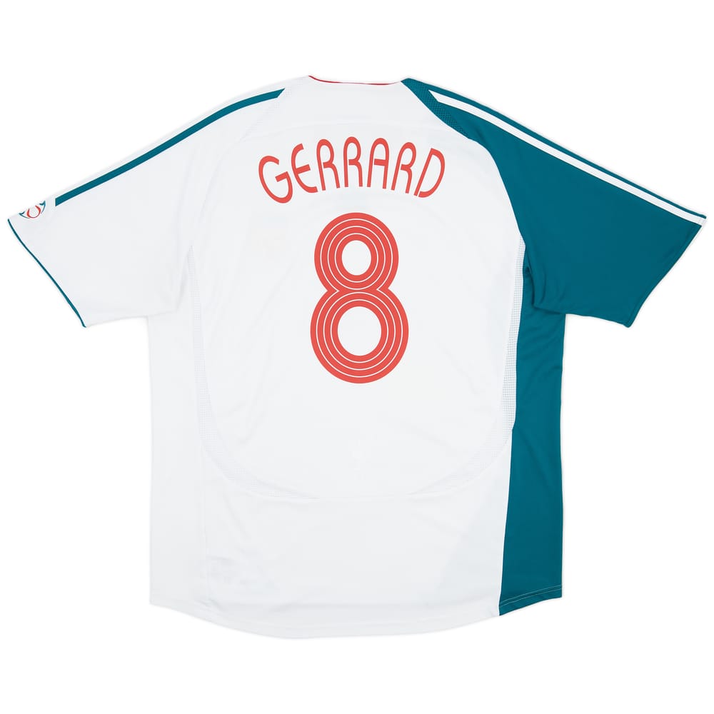 2006-07 Liverpool Third Shirt Gerrard #8 - 6/10 - (XL)