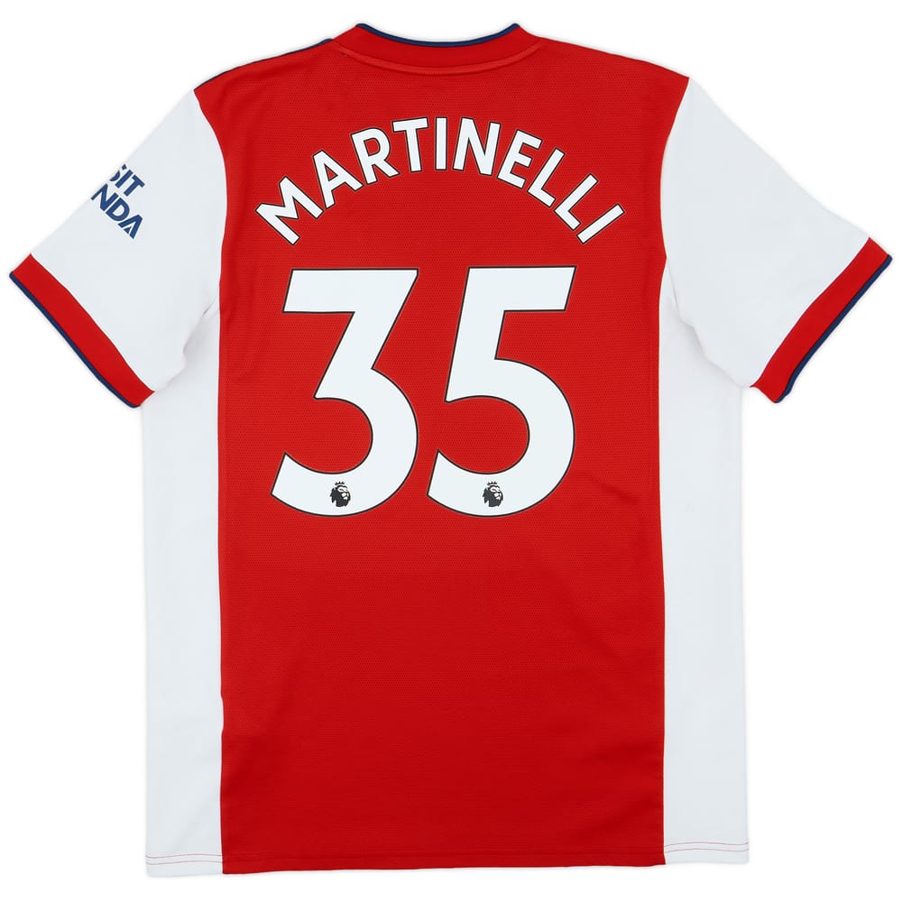 2021-22 Arsenal Home Shirt Martinelli #35 - 9/10 - (L)