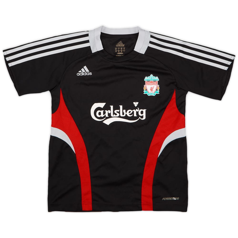 2008-09 Liverpool adidas Formotion Training Shirt - 8/10 - (M.Boys)
