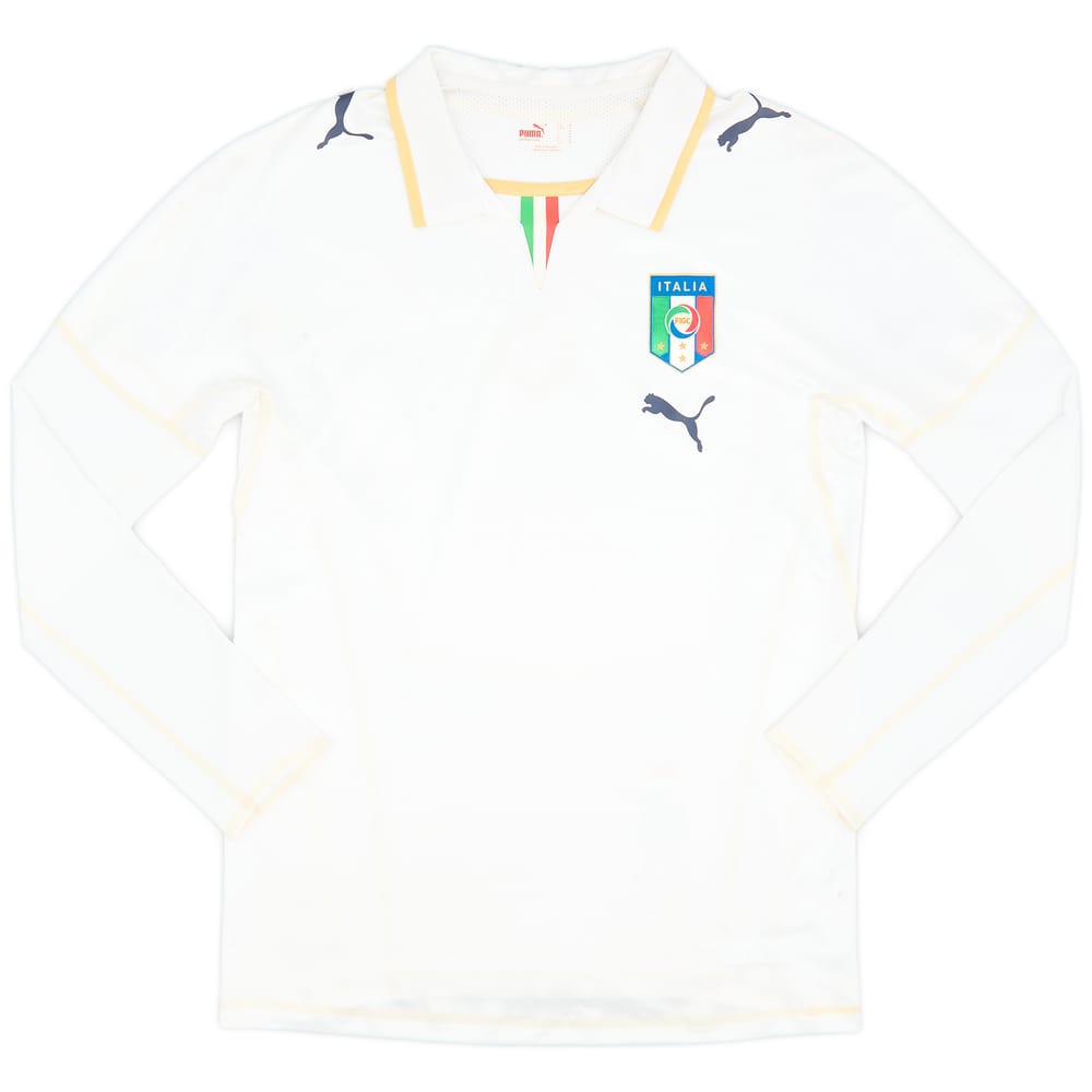 2007-08 Italy Player Issue Away L/S Shirt - 6/10 - (M)