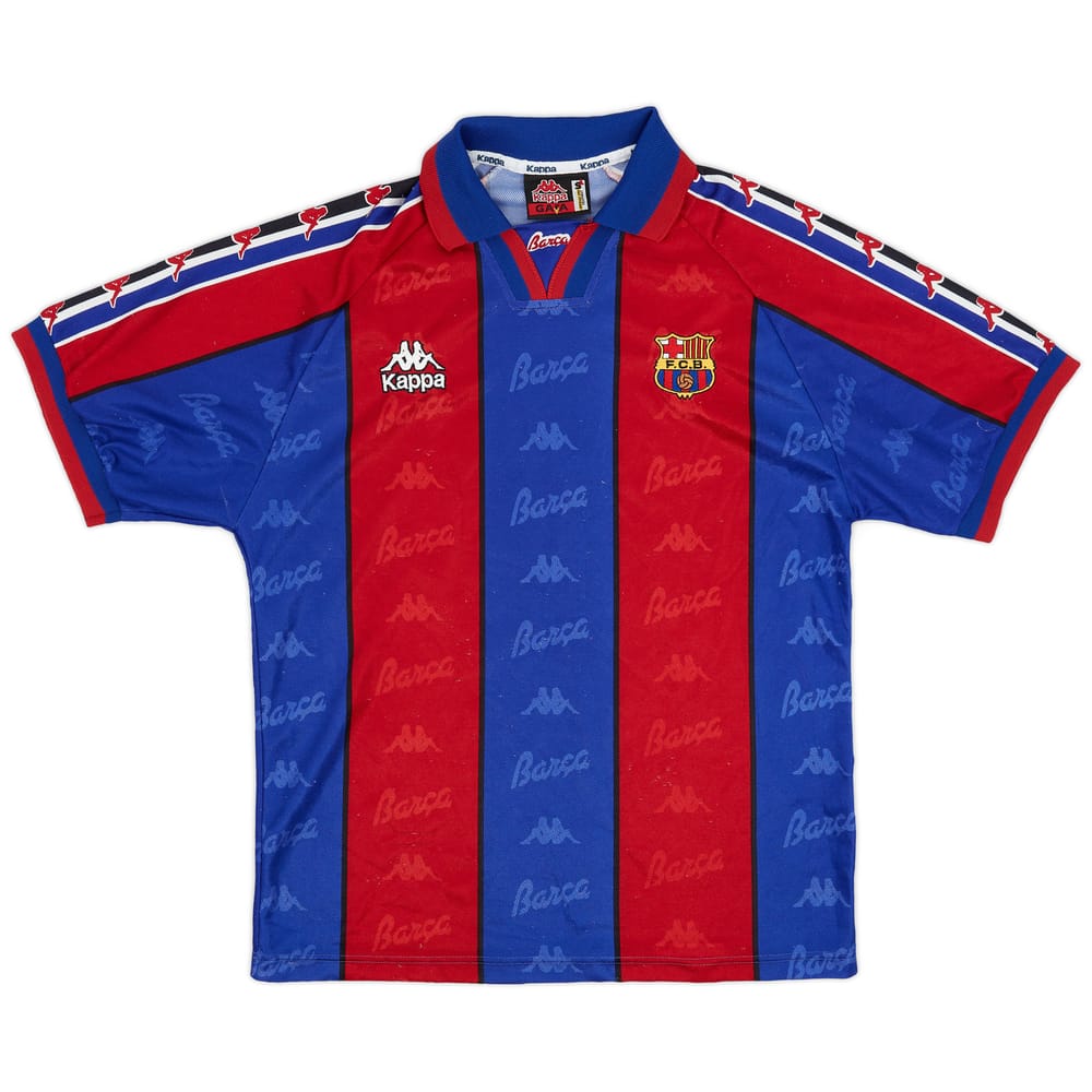 1995-97 Barcelona Home Shirt - 8/10 - (S)