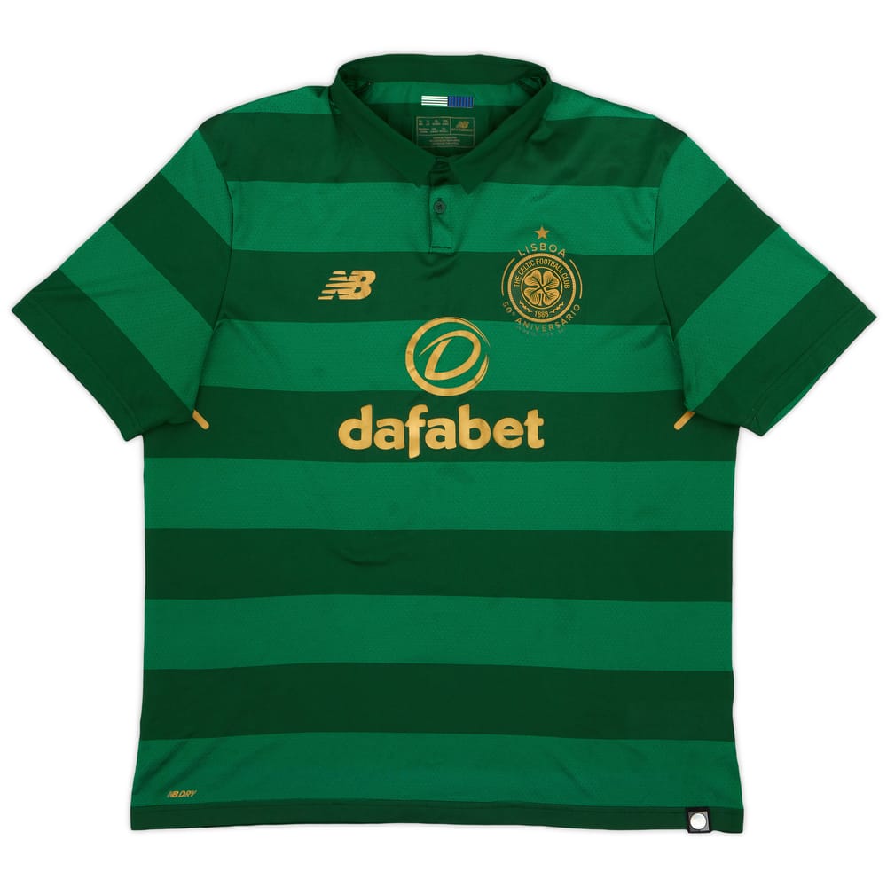 2017-18 Celtic 'Lisbon Lions 50th Anniversary' Away Shirt - 6/10 - (XL)