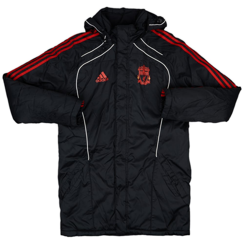 2010-11 Liverpool adidas Padded Bench Coat - 6/10 - (S)