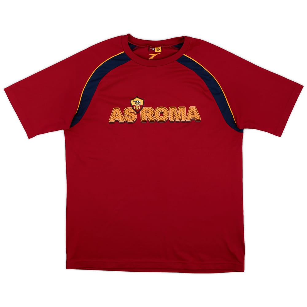 2003-04 Roma Diadora Training Shirt - 9/10 - (XXL)