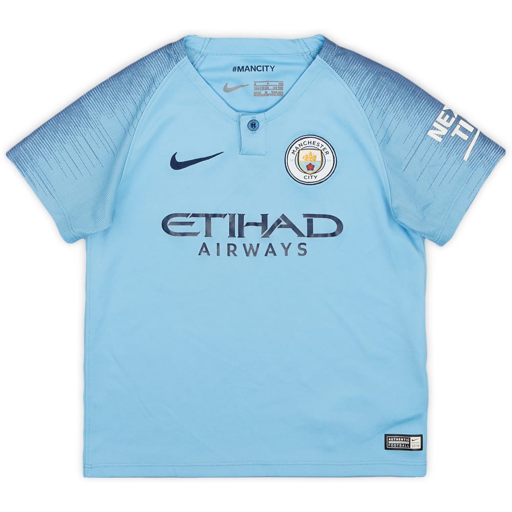 2018-19 Manchester City Home Shirt - 8/10 - (4-5 Years)