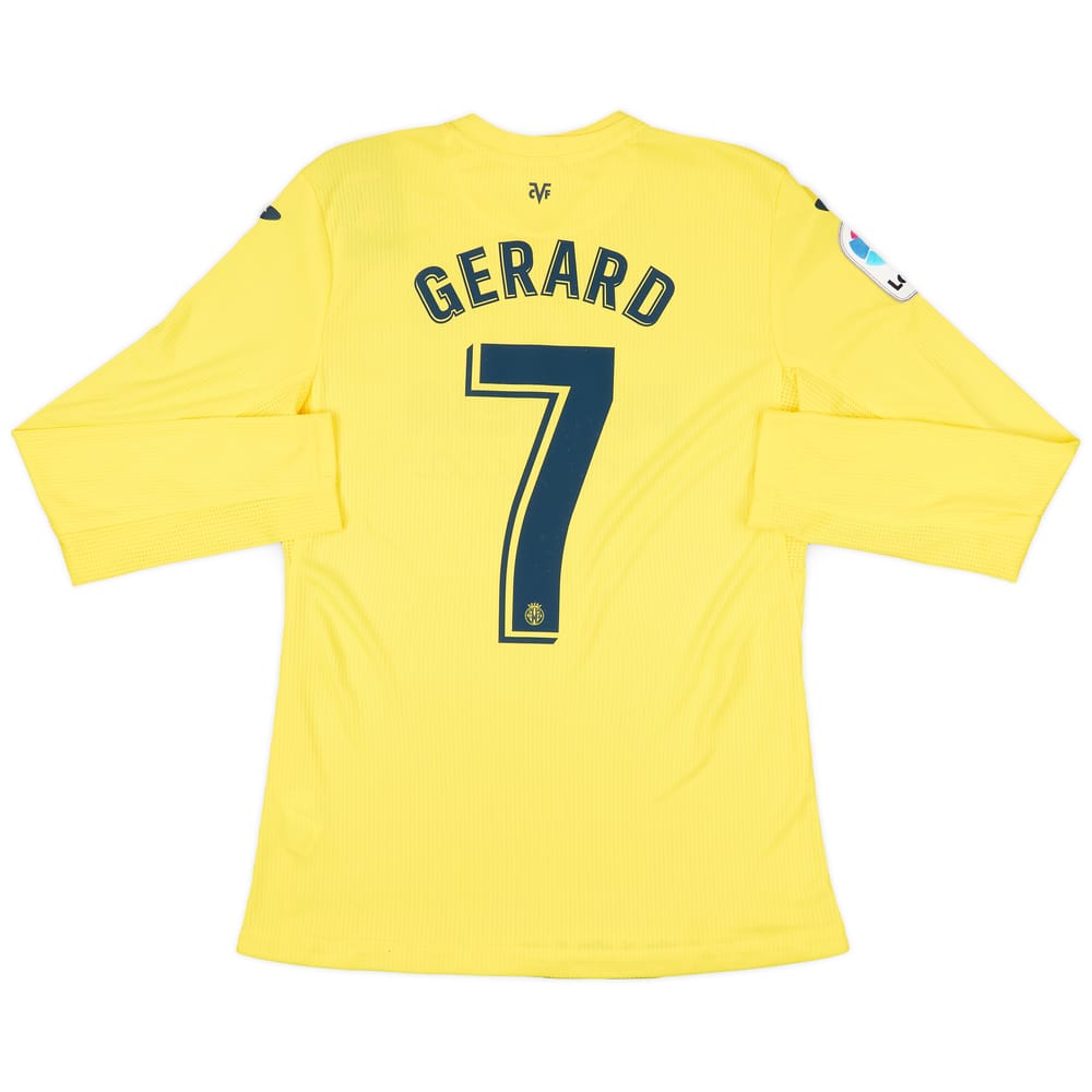 2020-21 Villarreal Home L/S Shirt Gerard #7 (M)