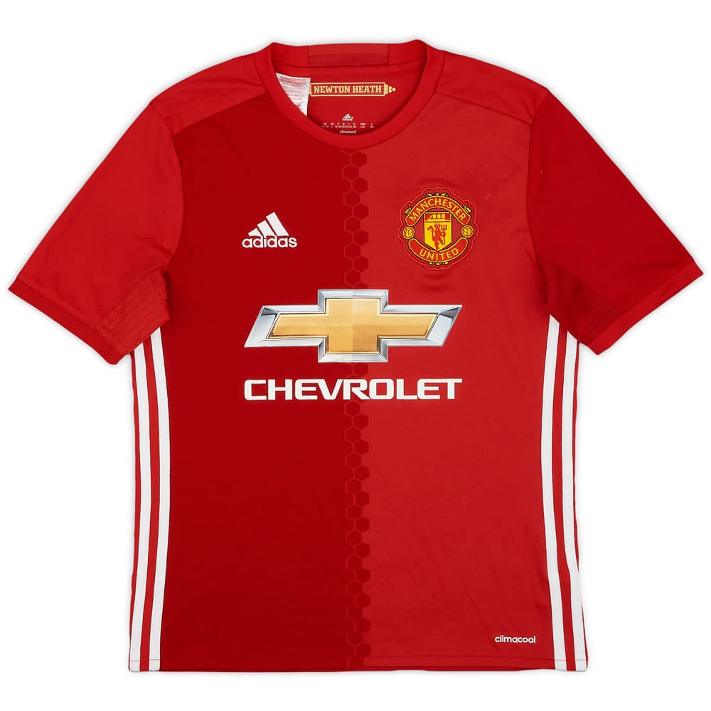 2016-17 Manchester United Home Shirt - 7/10 - (L.Boys)