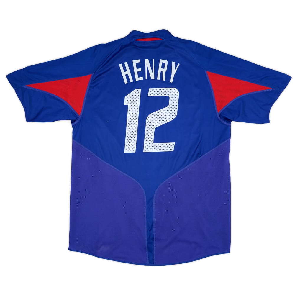 2004-06 France Home Shirt Henry #12 - 5/10 - (XL)