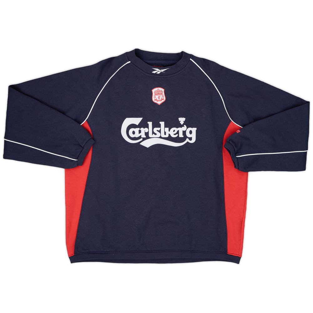 1999-01 Liverpool Reebok Sweat Top - 8/10 - (XL)