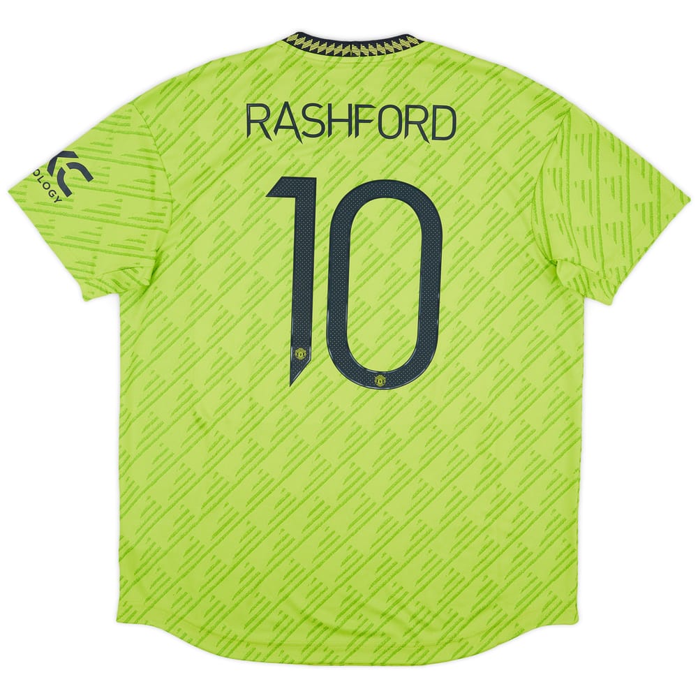2022-23 Manchester United Authentic Third Shirt Rashford #10 (XL)