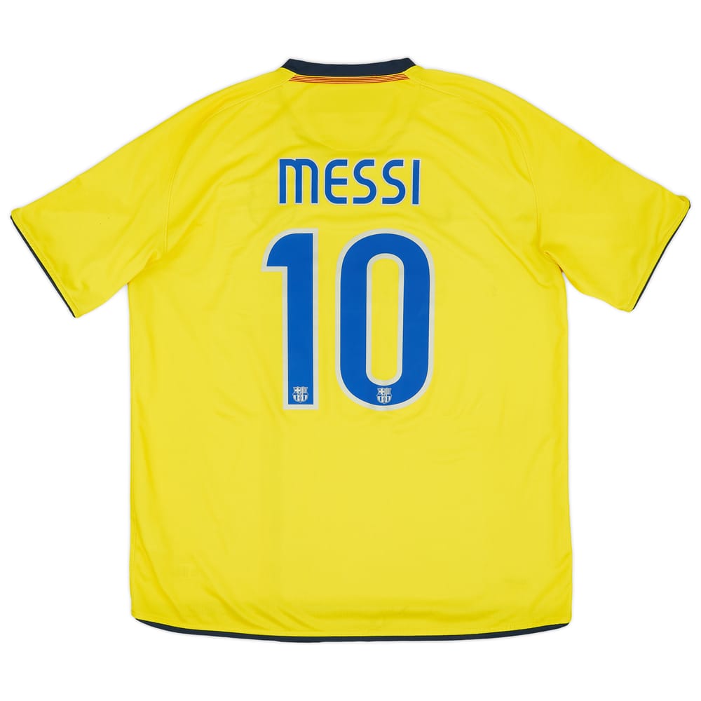 2008-10 Barcelona Away Shirt Messi #10 - 6/10 - (XL)