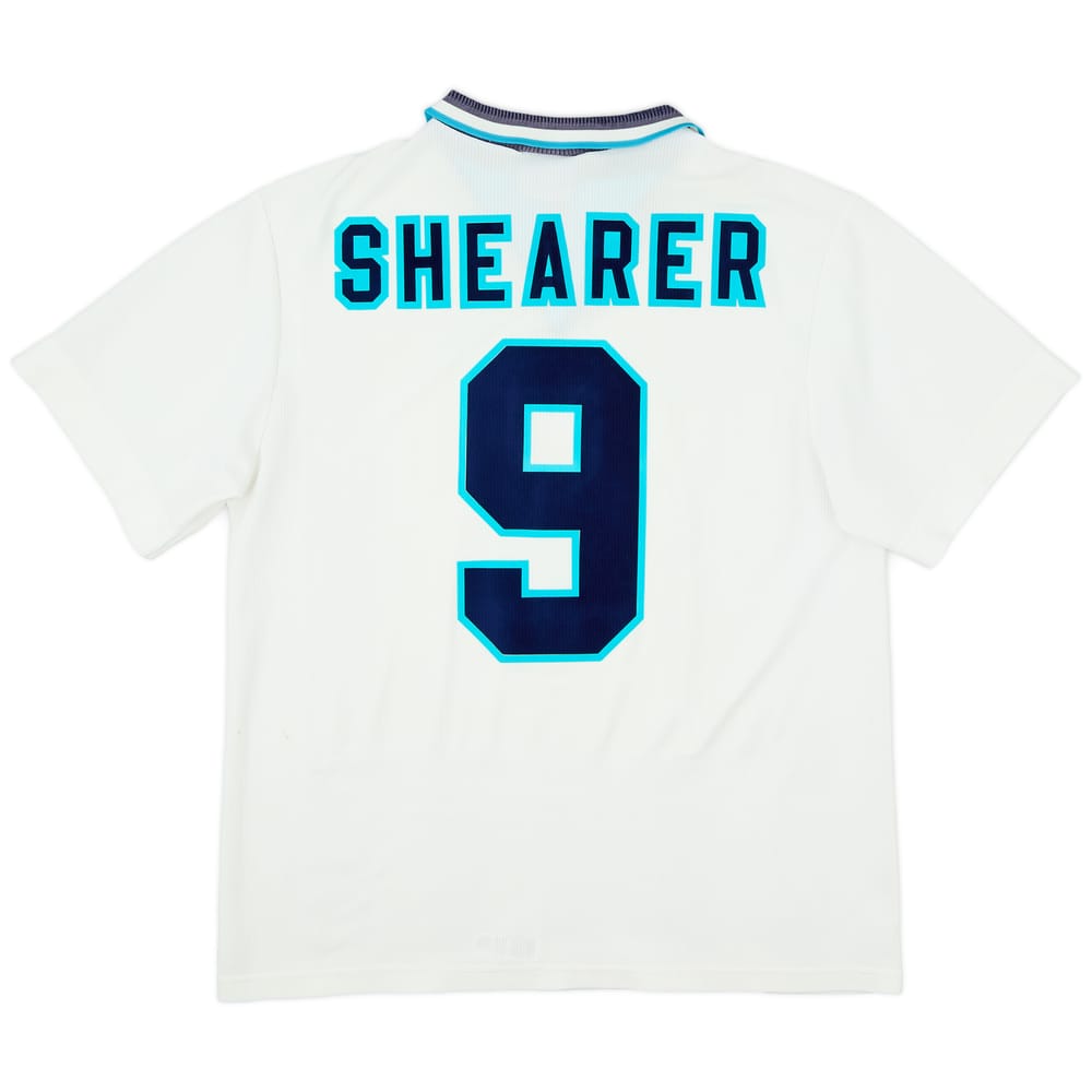 1995-97 England Home Shirt Shearer #9 - 7/10 - (L)