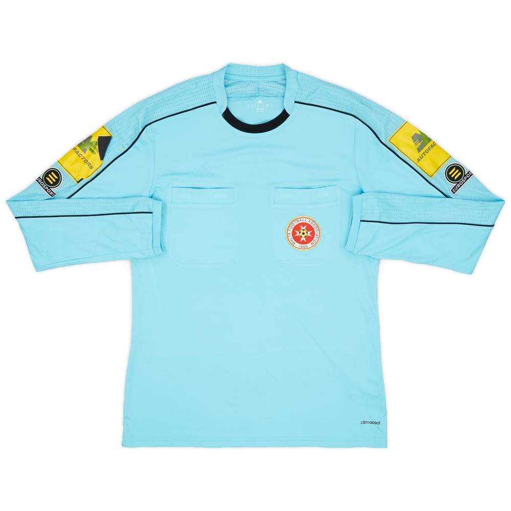 2015-16 Malta adidas Referee L/S Shirt - 6/10 - (M)