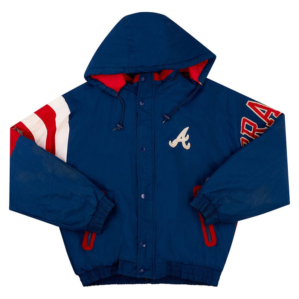 1990s Atlanta Braves Starter Rain Coat L