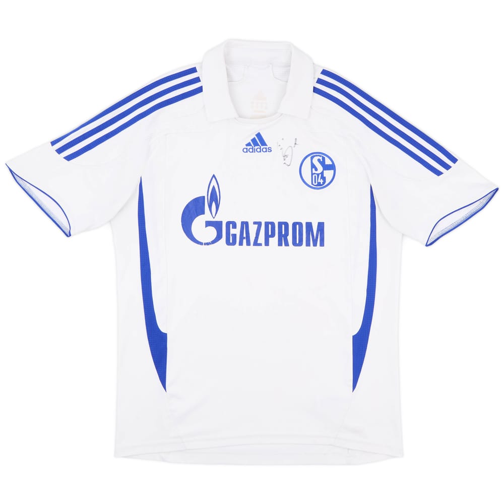 2007-08 Schalke Signed Away Shirt - 6/10 - (M)