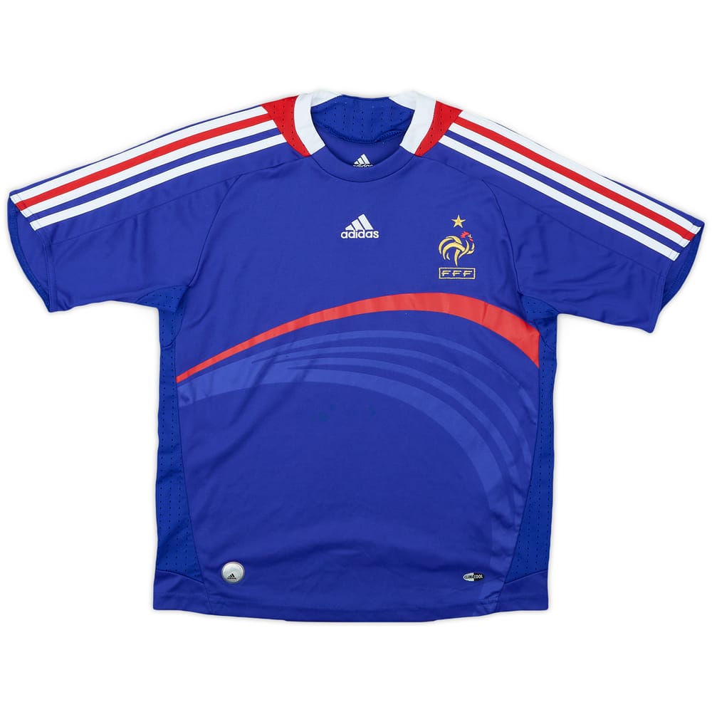 2007-08 France Home Shirt - 8/10 - (M.Boys)