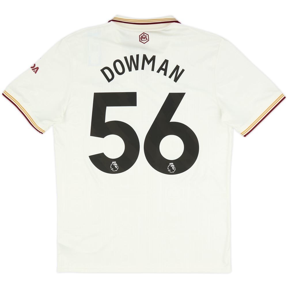 2025-26 Arsenal Third Shirt Dowman #56
