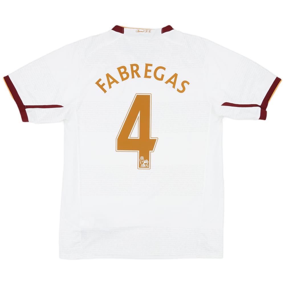 2007-08 Arsenal Away Shirt Fabregas #4 - 9/10 - (S)