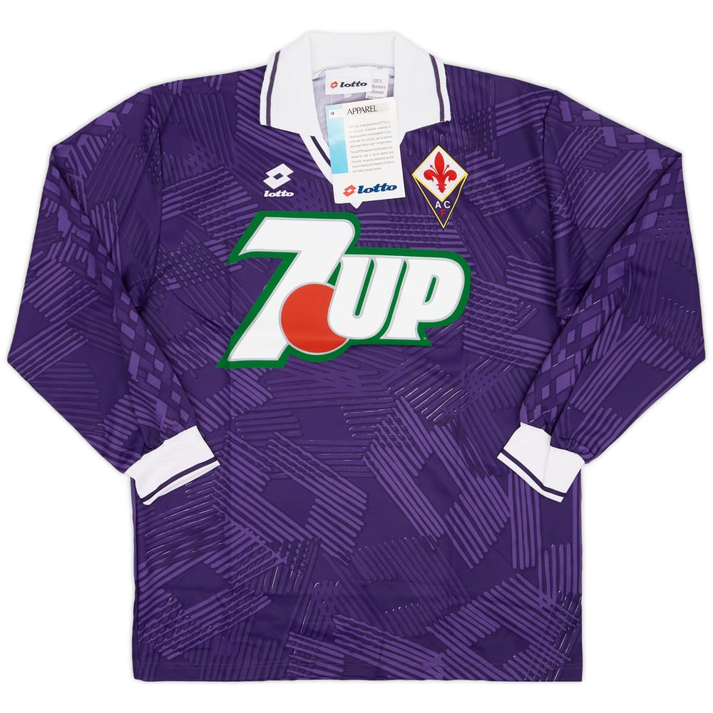 1991-92 Fiorentina Player Issue Home L/S Shirt (M)