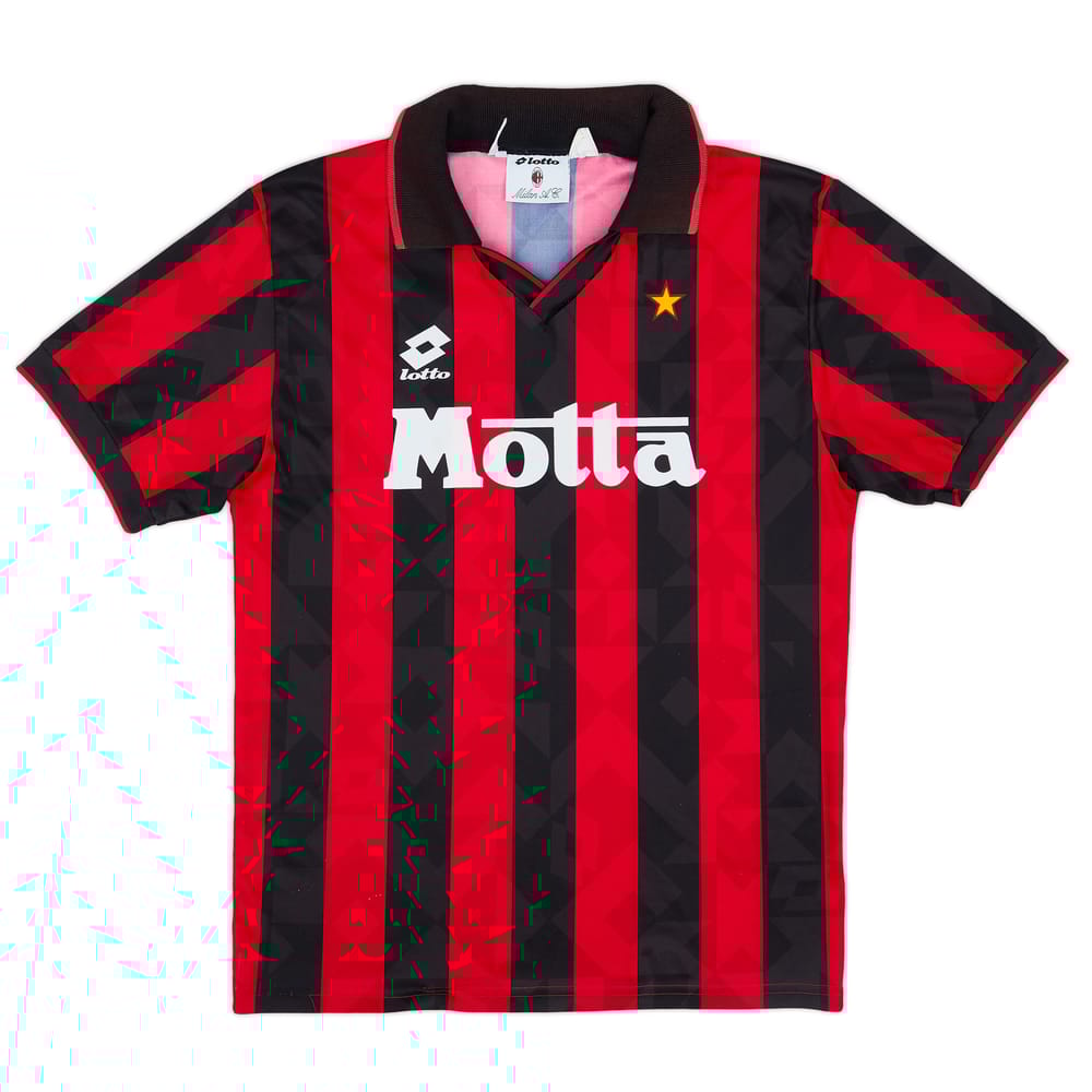 1993-94 AC Milan Home Shirt - 6/10 - (M)
