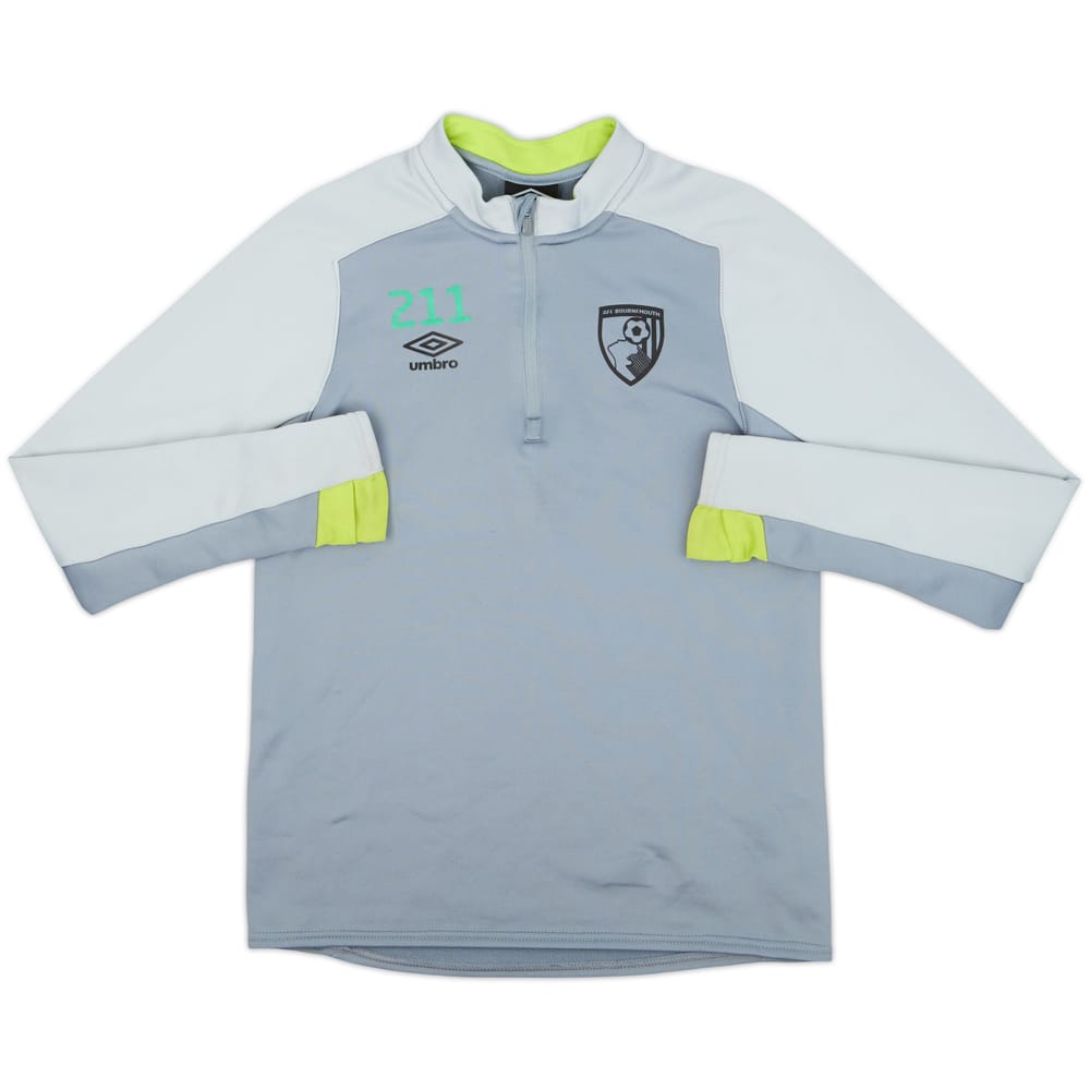2019-20 Bournemouth Umbro Youth Player Issue 1/4 Zip Training Top #211 - 8/10 - (13-14 Years)