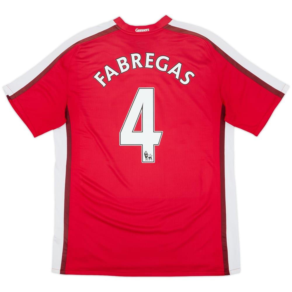 2008-10 Arsenal Home Shirt Fabregas #4 - 6/10 - (L)