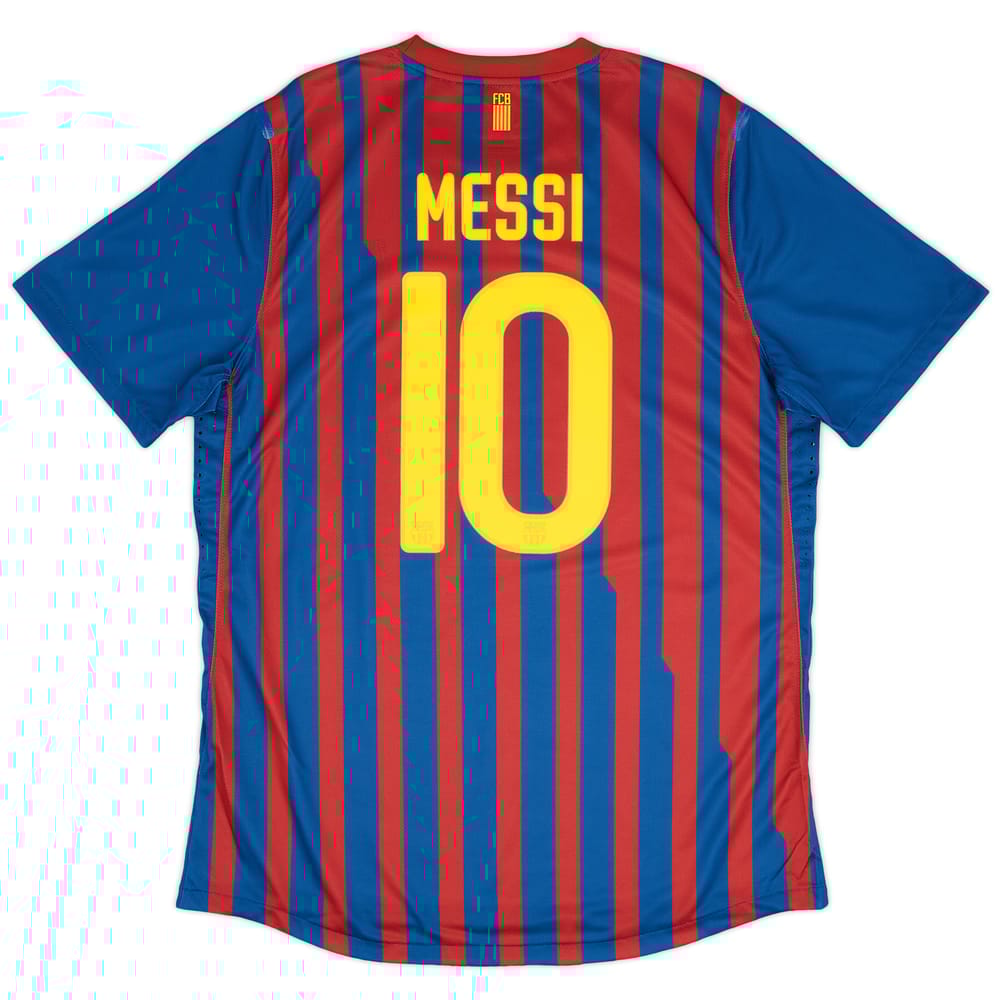 2011-12 Barcelona Player Issue Home Shirt Messi #10 (XL)