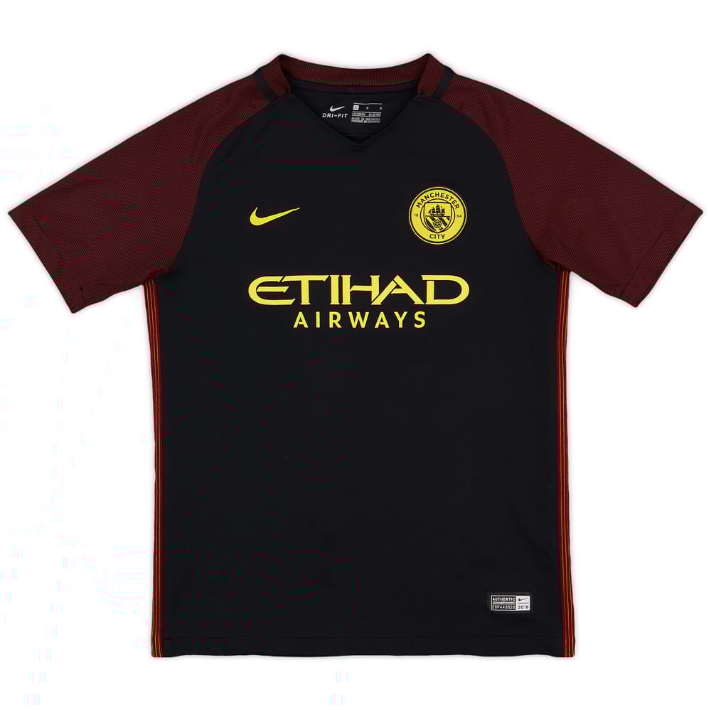 2016-17 Manchester City Away Shirt - 9/10 - (L.Boys)