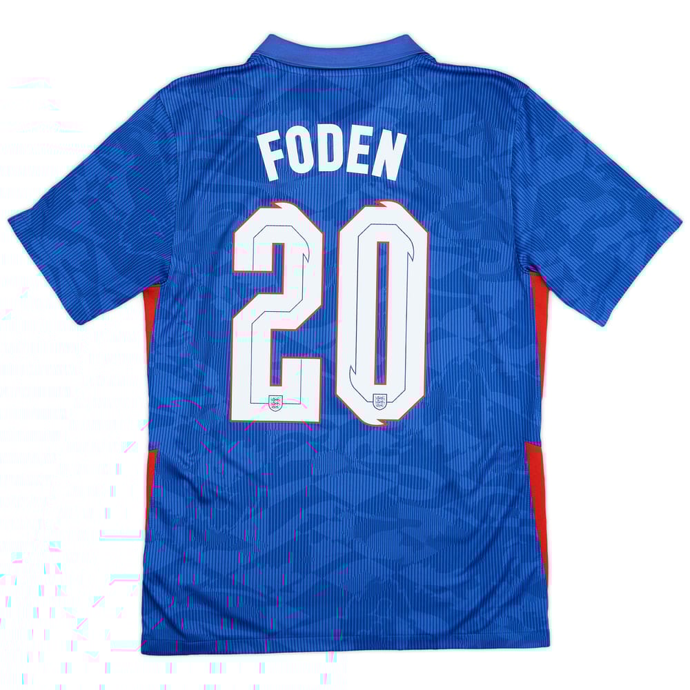 2020-21 England Away Shirt Foden #20 - 7/10 - (S)
