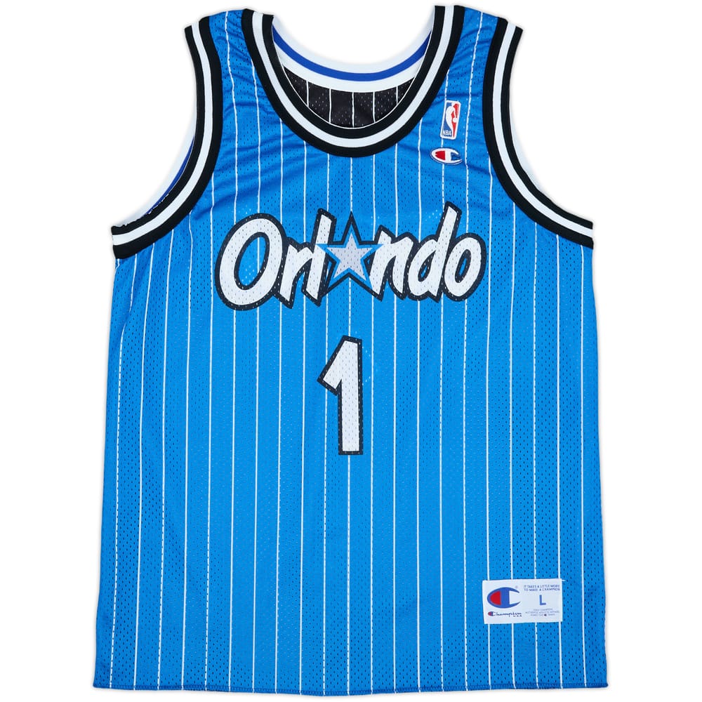 1994-98 Orlando Magic A.Hardaway #1 Champion Reversible Jersey - 9/10 - (L)
