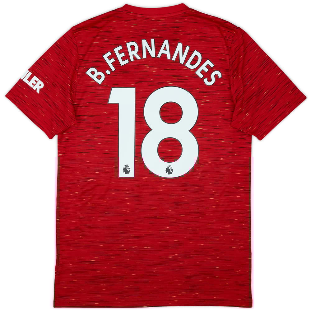 2020-21 Manchester United Home Shirt B.Fernandes #18 - 10/10 - (M)
