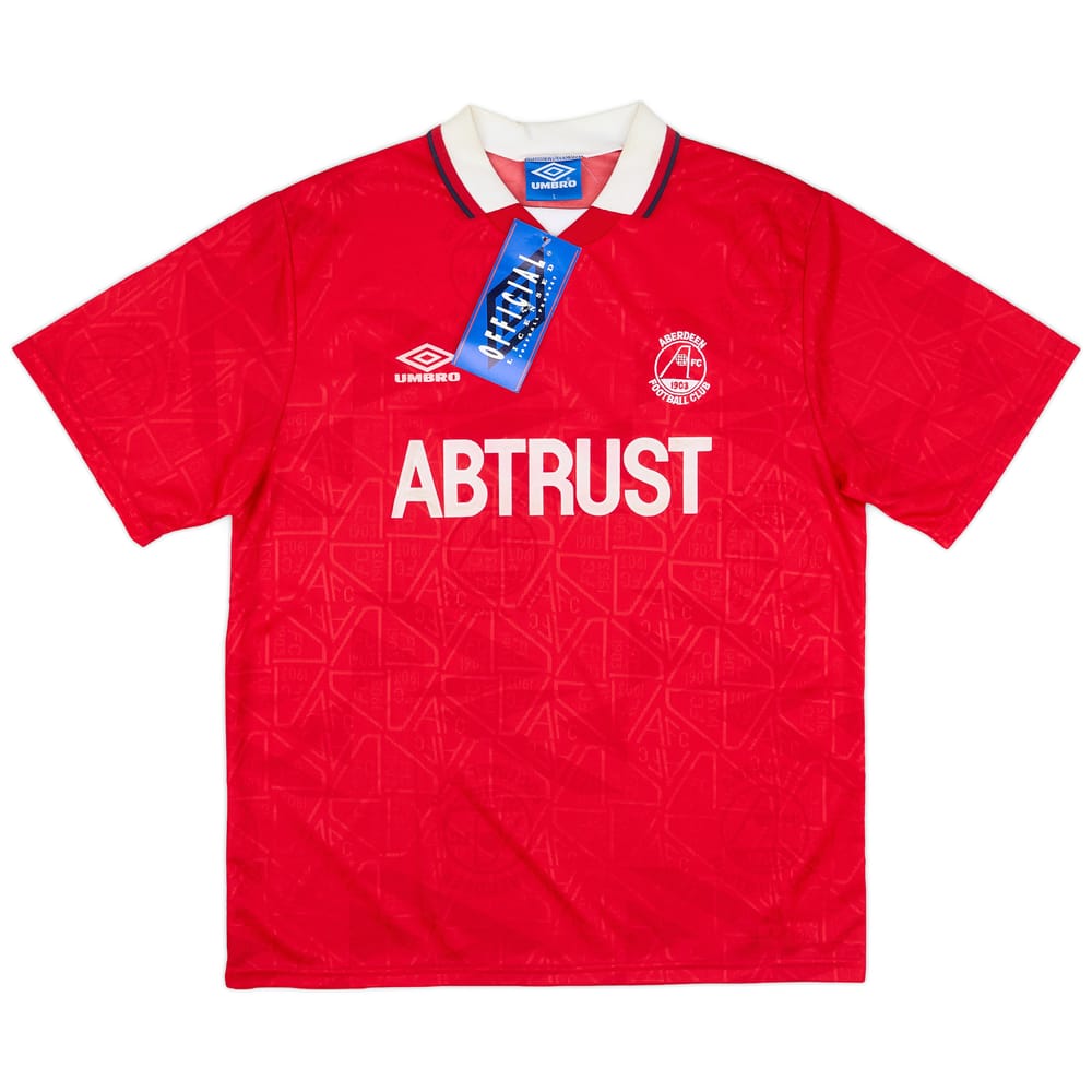 1992-93 Aberdeen Home Shirt (L)