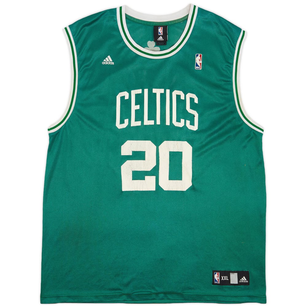 2007-10 Boston Celtics Allen #20 adidas Away Jersey - 4/10 - (XXL)