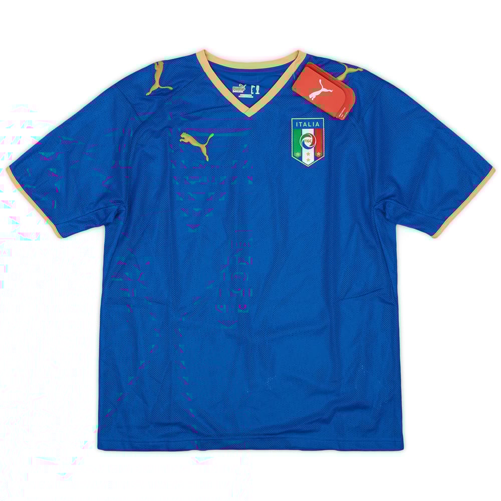 2007-08 Italy Home Shirt (XL.Boys)