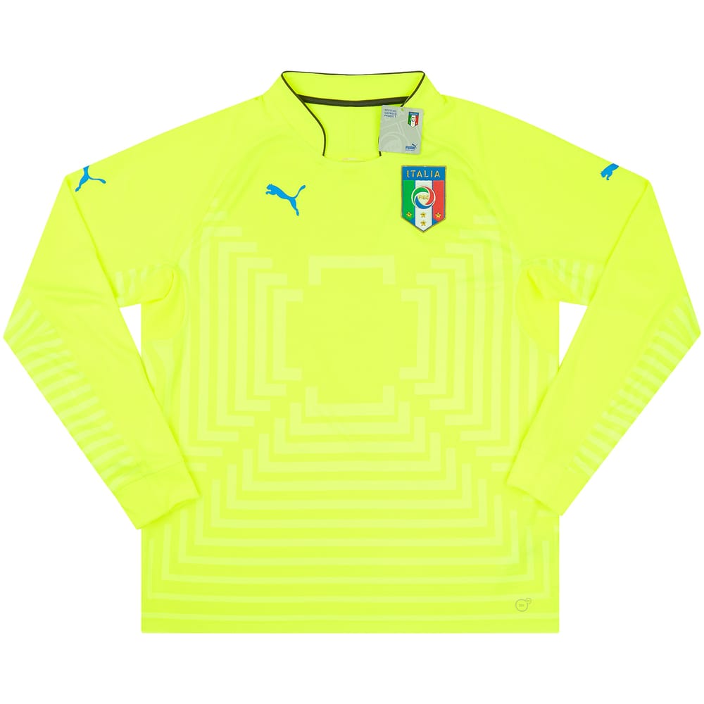 2014-15 Italy Player Issue GK Home Shirt (XL)