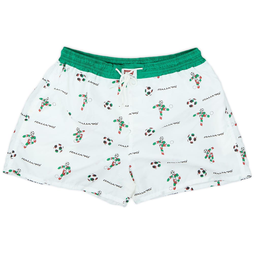 1990 Italy 'Italia '90' Leisure Shorts - 8/10 - (M)