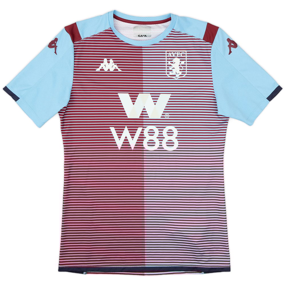 2019-20 Aston Villa Kappa Pre-Match Training Shirt - 9/10 - (L)
