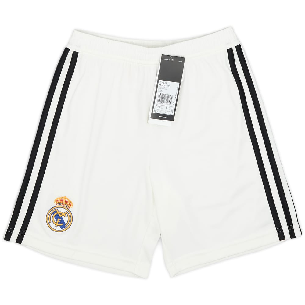 2018-19 Real Madrid Home Shorts - (KIDS)