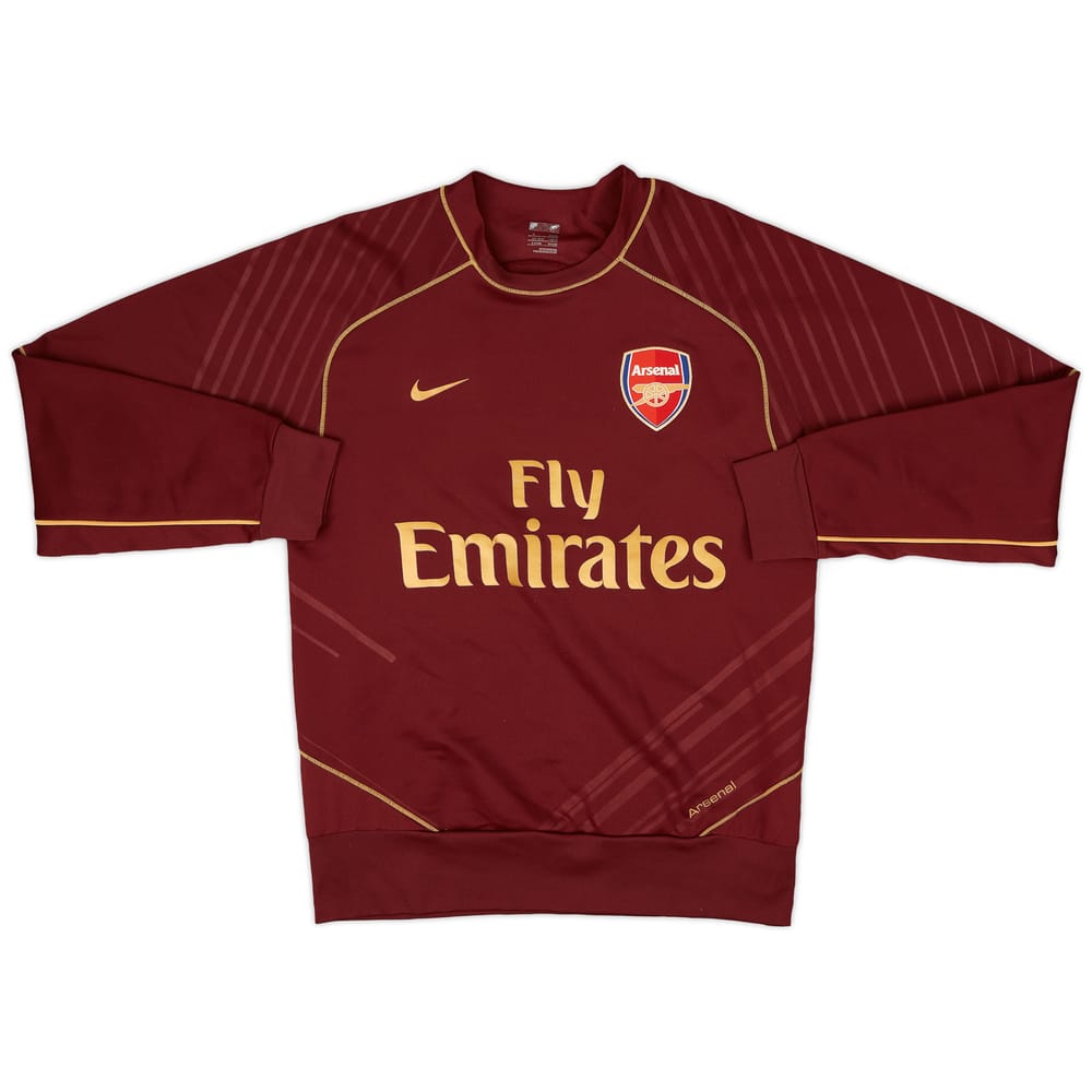 2007-08 Arsenal Nike Sweat Top - 8/10 - (S)