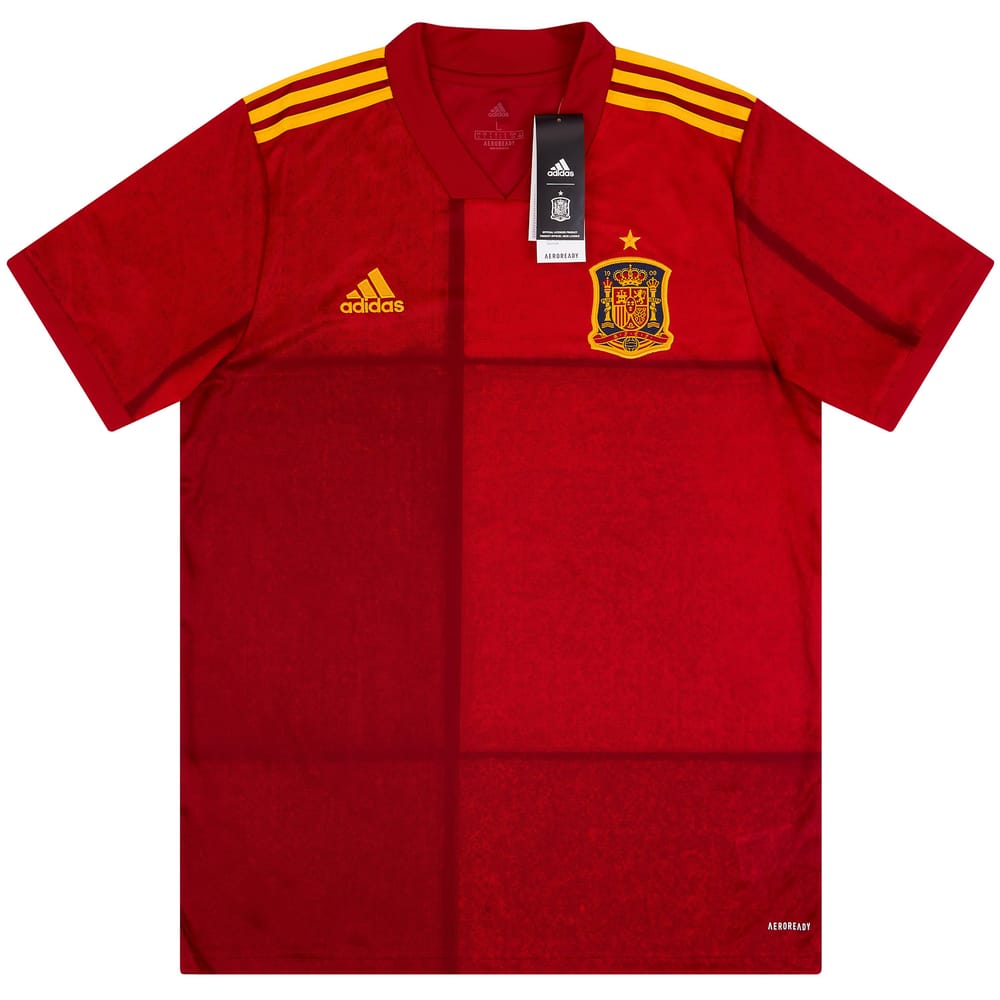 2020-21 Spain Home Shirt - NEW