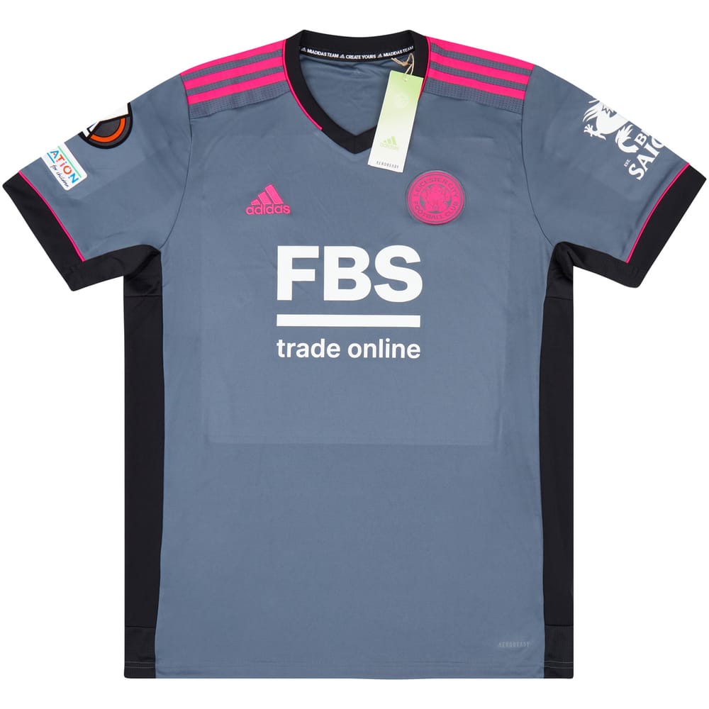 2021-22 Leicester Player Issue Europa League Third Shirt