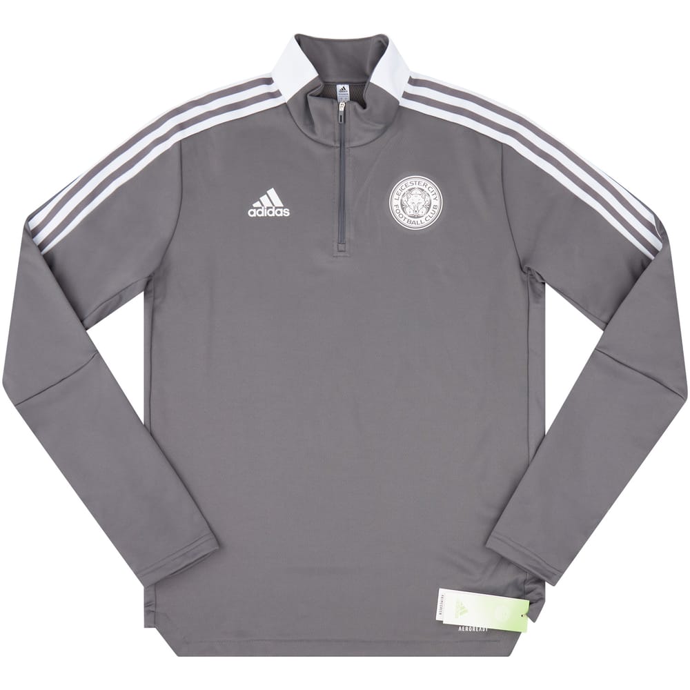 2021-22 Leicester adidas 1/4 Zip Warm-Up Training Top (XL)