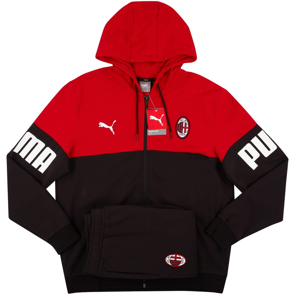 2021-22 AC Milan Puma Hooded Tracksuit