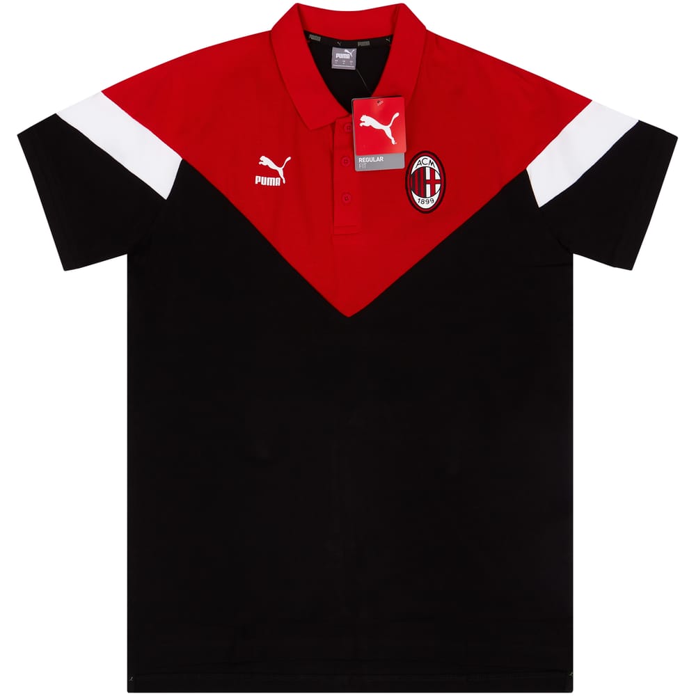 2019-20 AC Milan Puma Iconic Polo T-Shirt