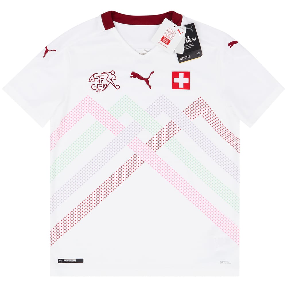 2020-21 Switzerland Away Shirt (KIDS)