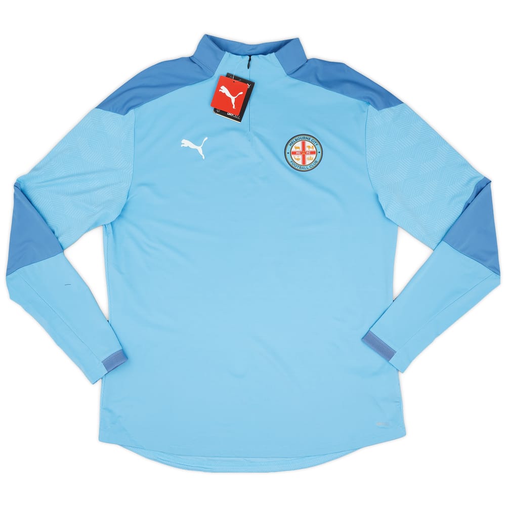 2021-22 Melbourne City Puma 1/4 Zip Training Top