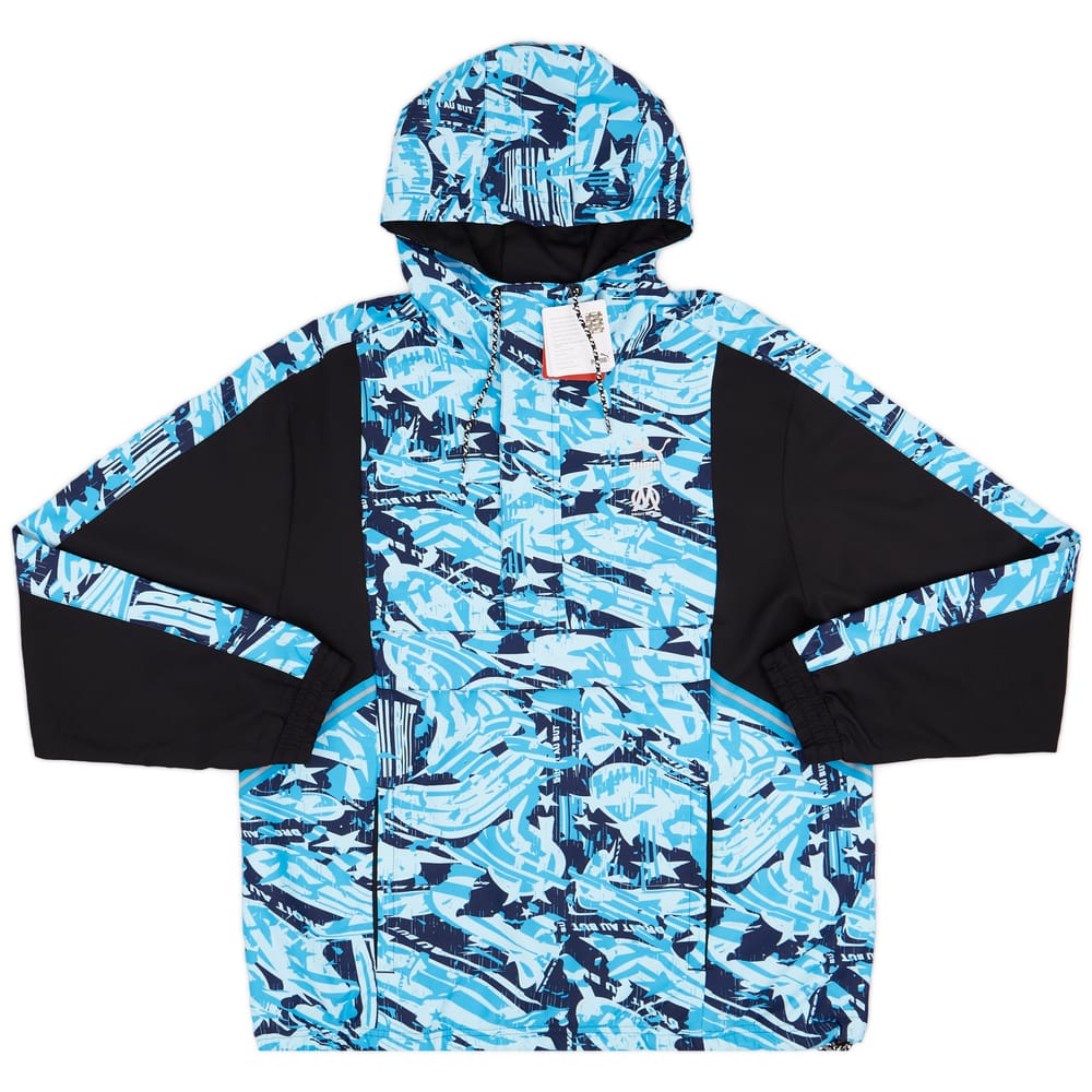 2020-21 Olympique Marseille Puma 1/4 Zip TFS Woven Top