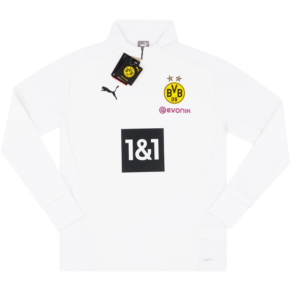 2021-22 Borussia Dortmund Puma 1/4 Zip Training Fleece Top