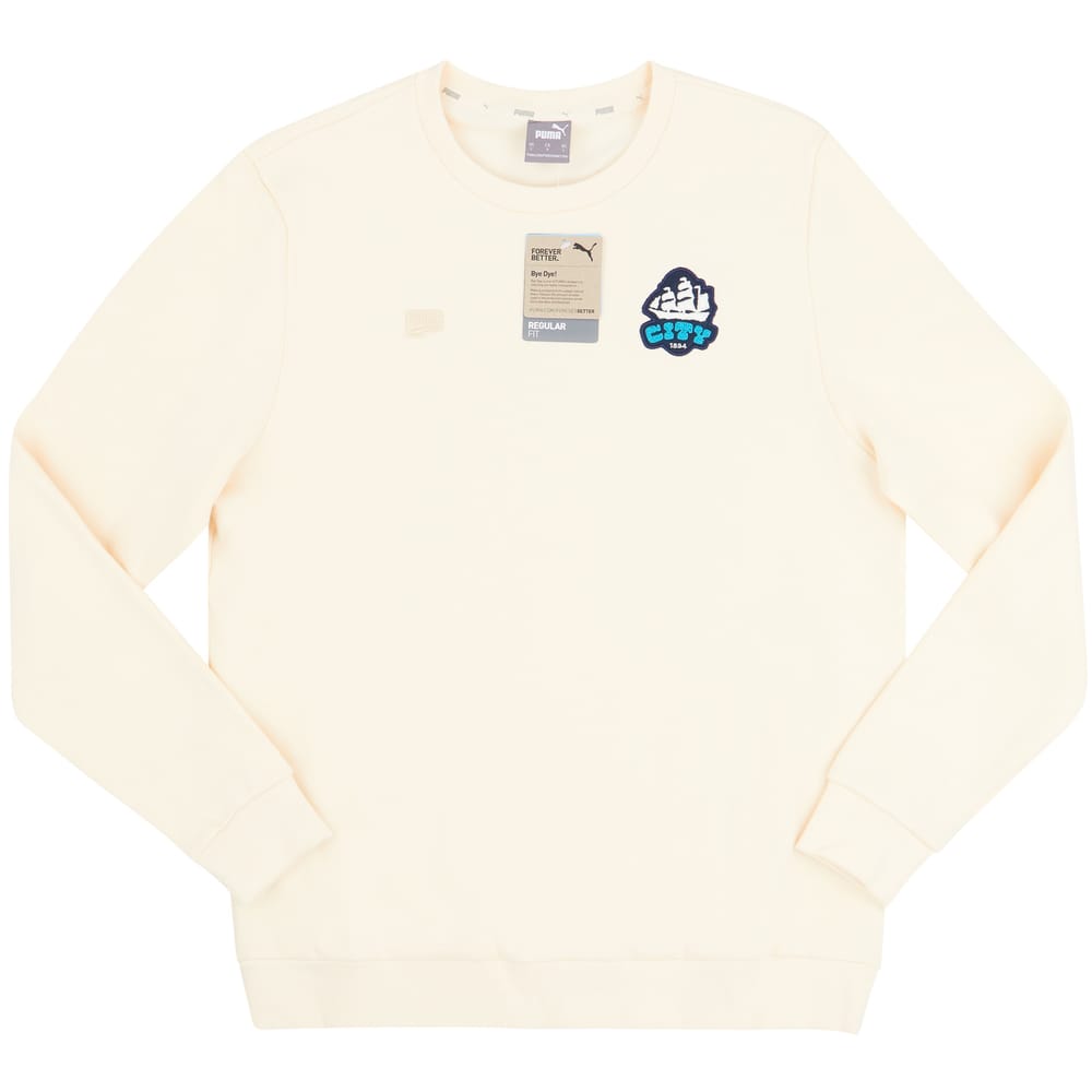 2021-22 Manchester City Puma FtblFeat Sweat Top