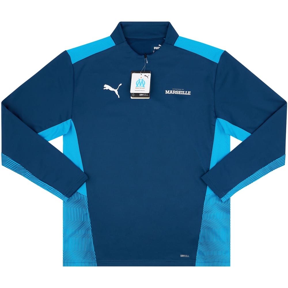 2021-22 Olympique Marseille Puma 1/4 Zip Training Top